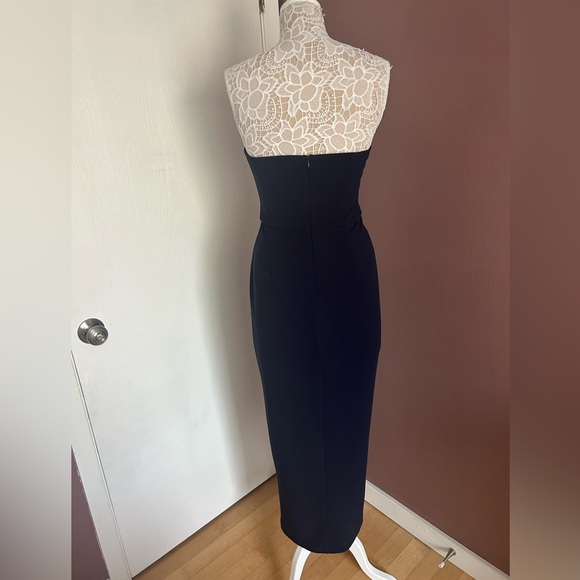 WAYF The Angelique Strapless Tulip Gown Navy / Ink - Picture 2 of 11